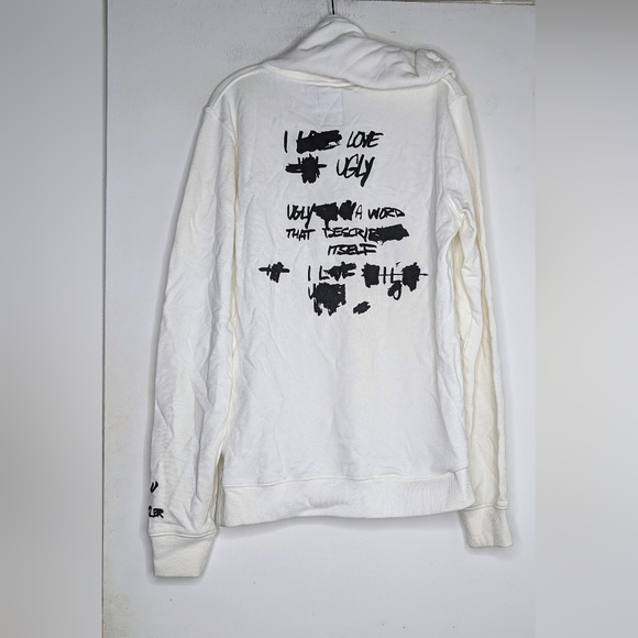 I Love Ugly X Jesse Draxler Hoodie in White - Picture 4 of 7